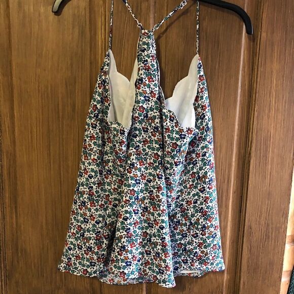 jcrew printed scallop cami    - Picture 6 of 8